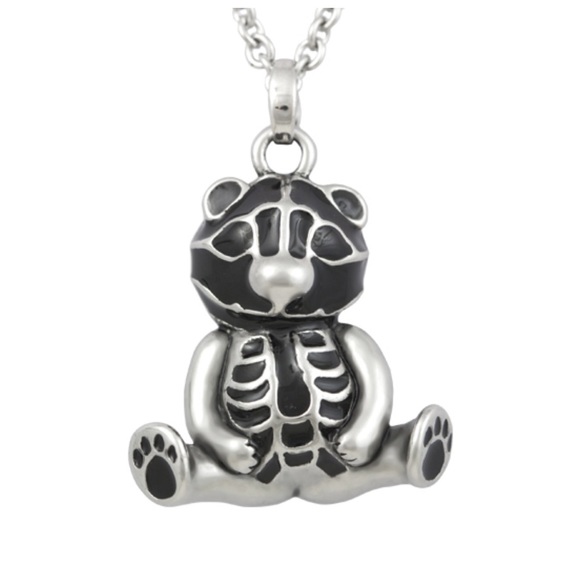 Teddy Sitting Pretty Stitched Bear Stainless steel W/epoxy NWT - Picture 1 of 4